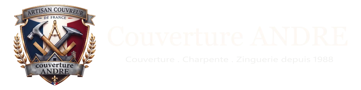 Logo Couverture ANDRE, artisan couvreur zingueur à Reims depuis 1988